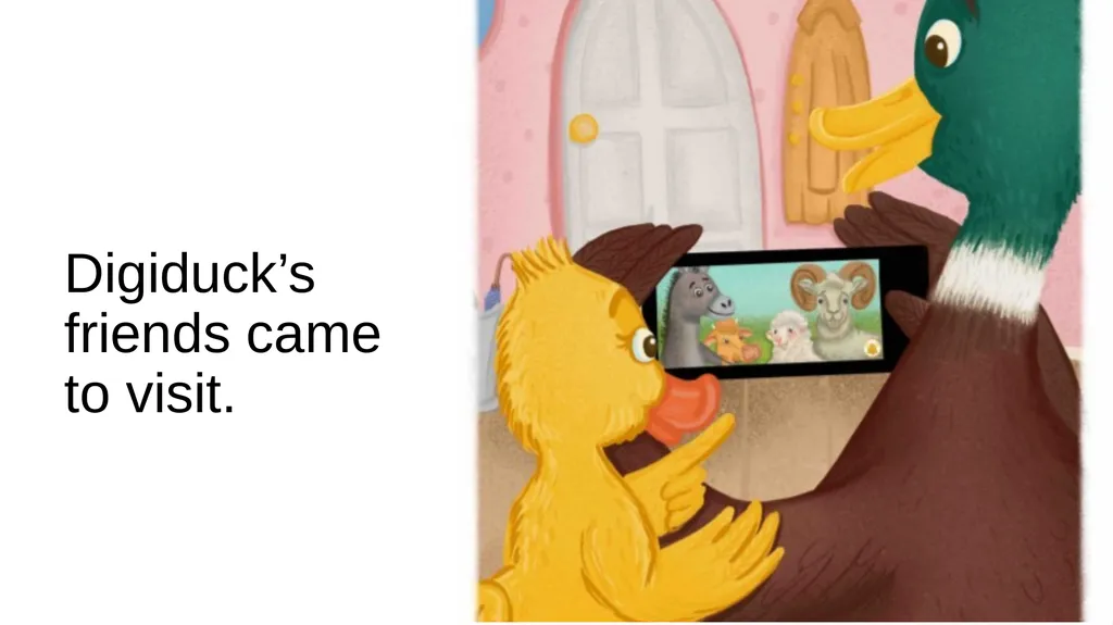 Digiduck and the Magic Castle Sensory Story - slide 2 of 17