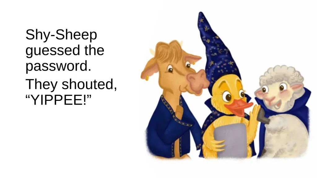 Digiduck and the Magic Castle Sensory Story - slide 8 of 17
