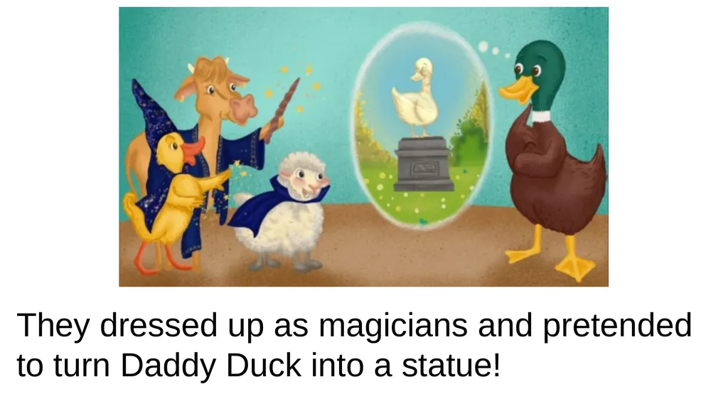Digiduck and the Magic Castle Sensory Story - slide 3 of 17