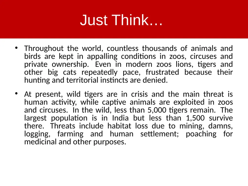 Have you ever thought how selfish we are as human - slide 2 of 16