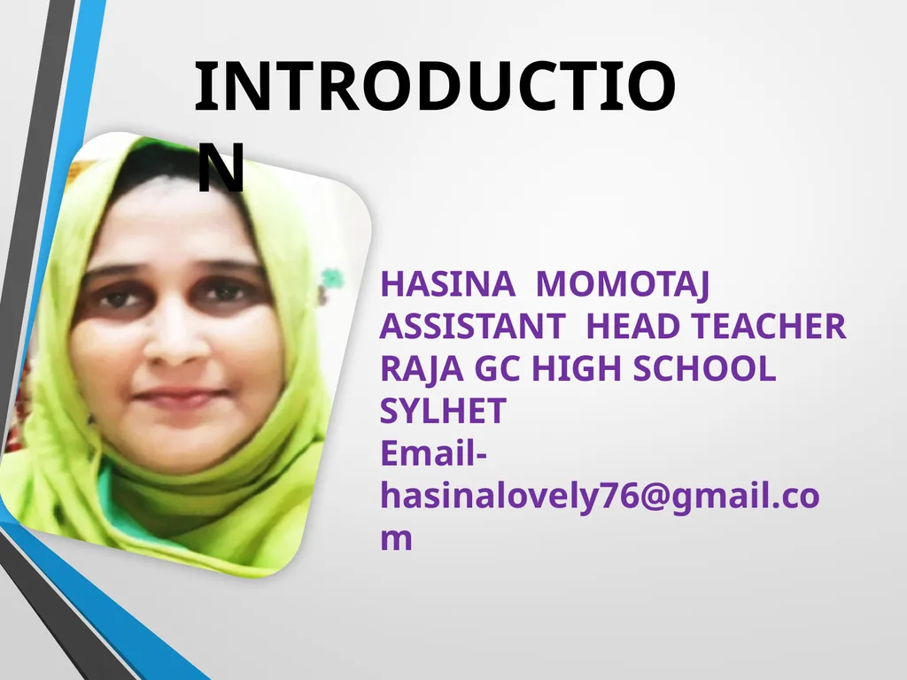 WELCOME TO ENGLISH CLASS INTRODUCTION HASINA - slide 2 of 16