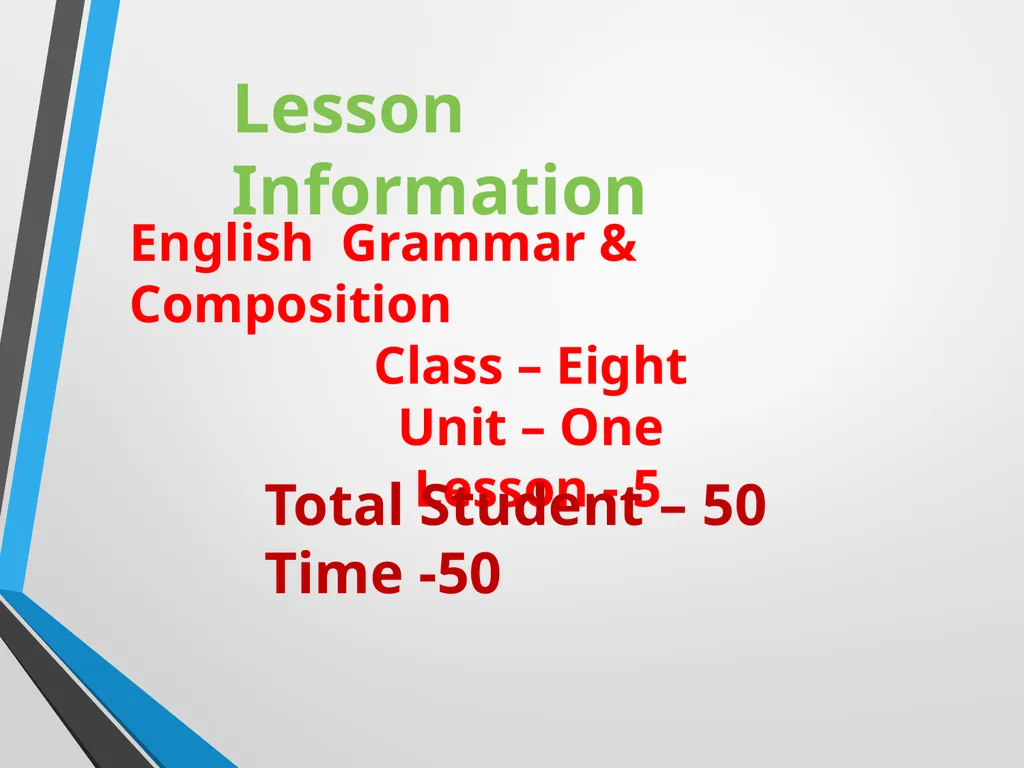 WELCOME TO ENGLISH CLASS INTRODUCTION HASINA - slide 3 of 16