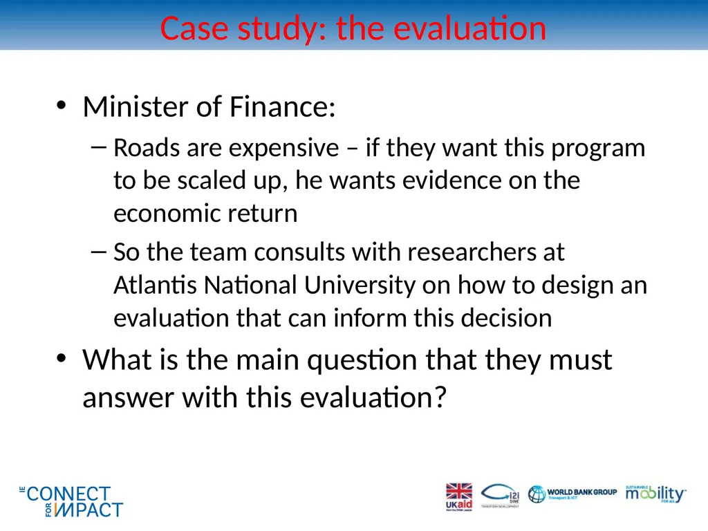 Non-experimental methods for transport impact - slide 16 of 44