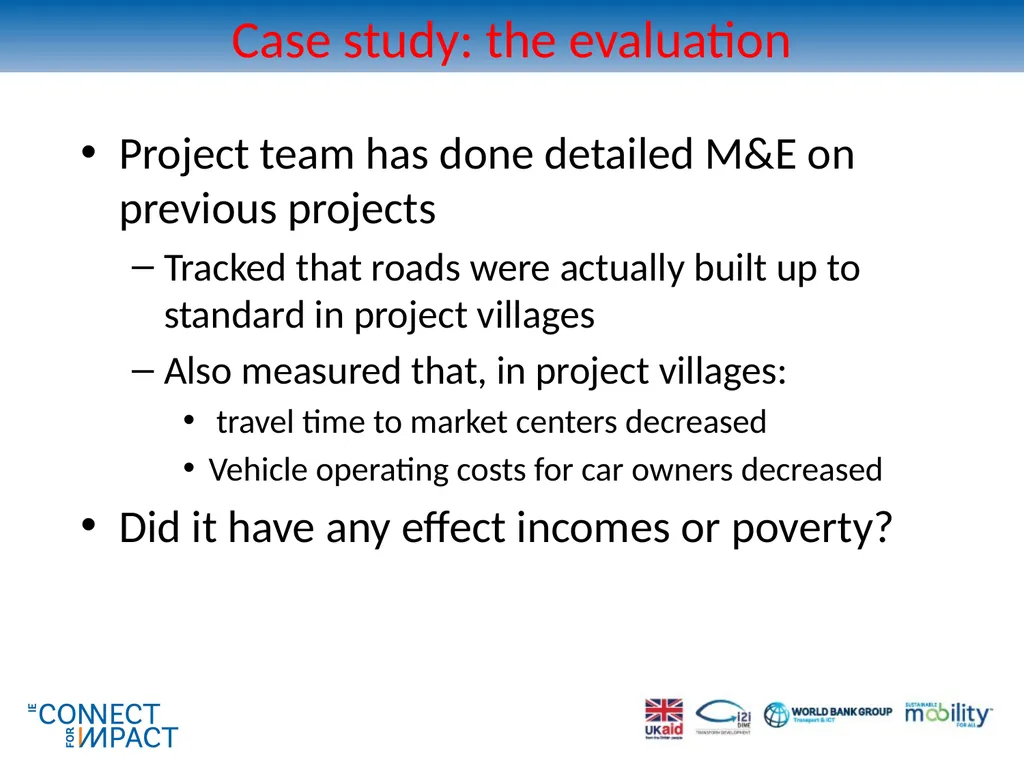 Non-experimental methods for transport impact - slide 17 of 44