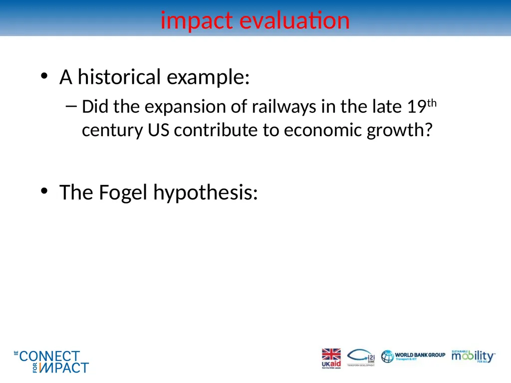 Non-experimental methods for transport impact - slide 9 of 44