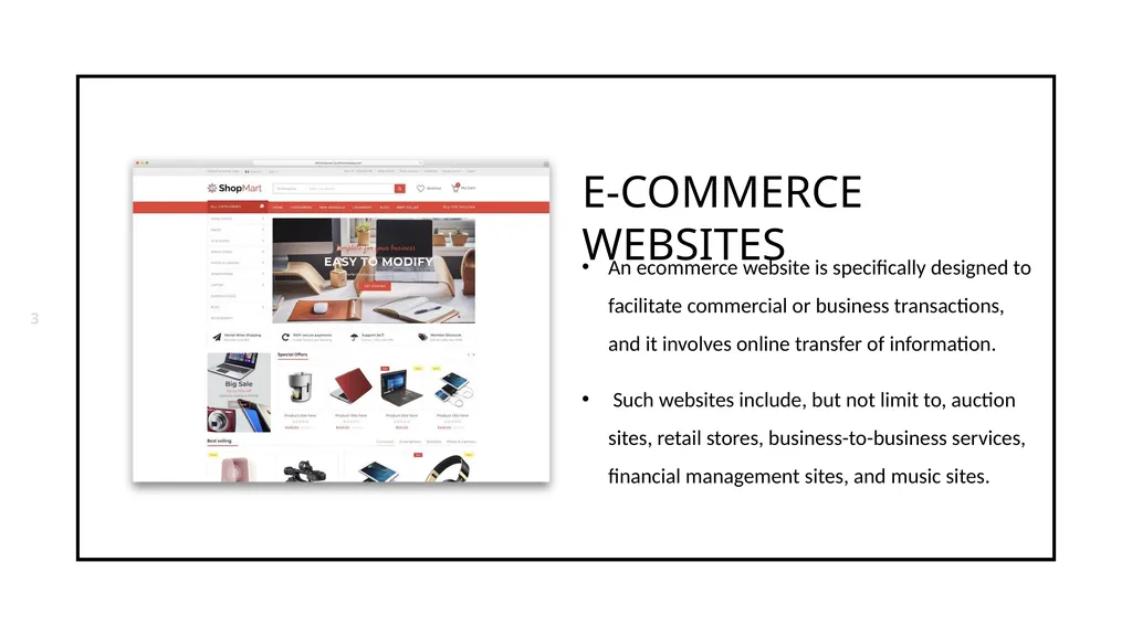 WHY WEBSITE? Informational sites are used by - slide 3 of 21