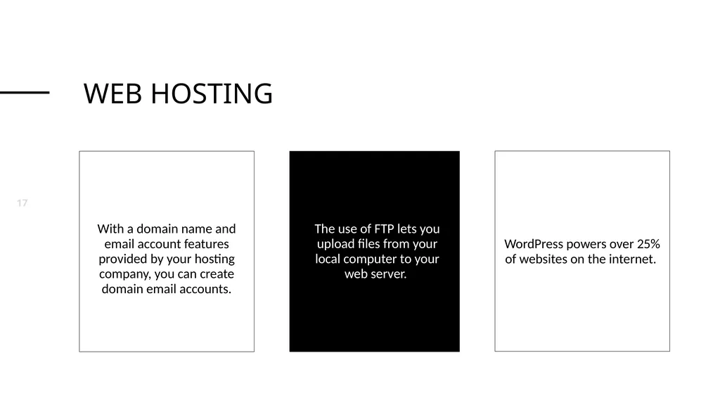 WHY WEBSITE? Informational sites are used by - slide 17 of 21