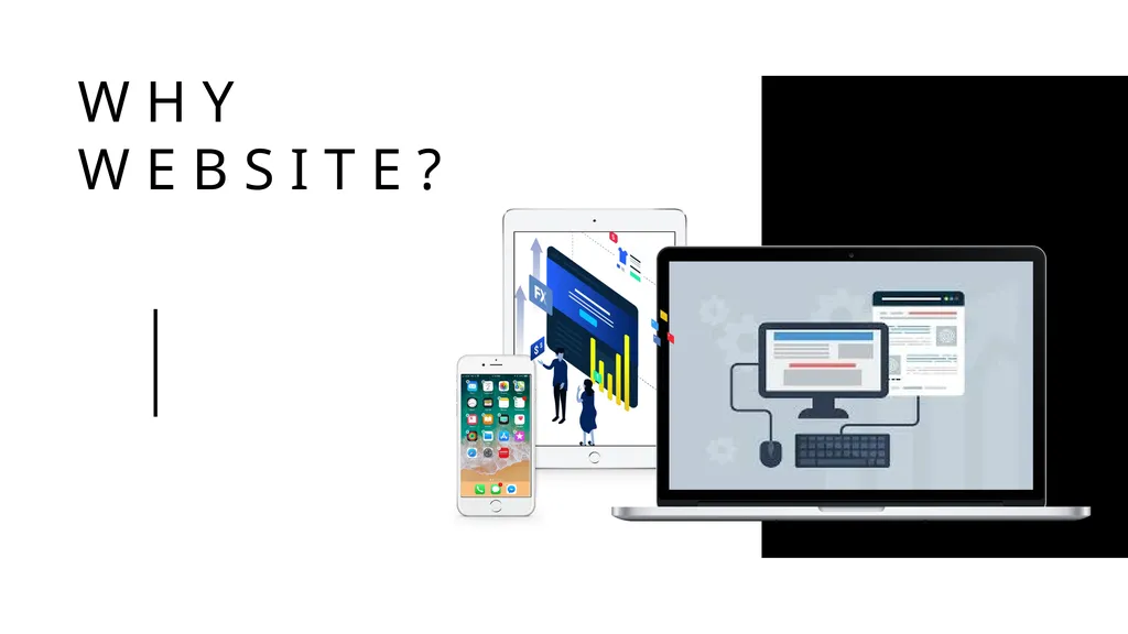 WHY WEBSITE? Informational sites are used by - slide 1 of 21