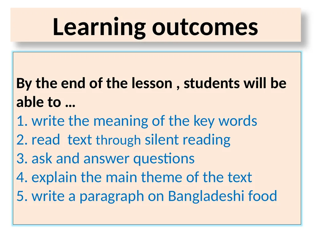 Welcome Introduction Amina khatoun Senior Teacher - slide 5 of 19
