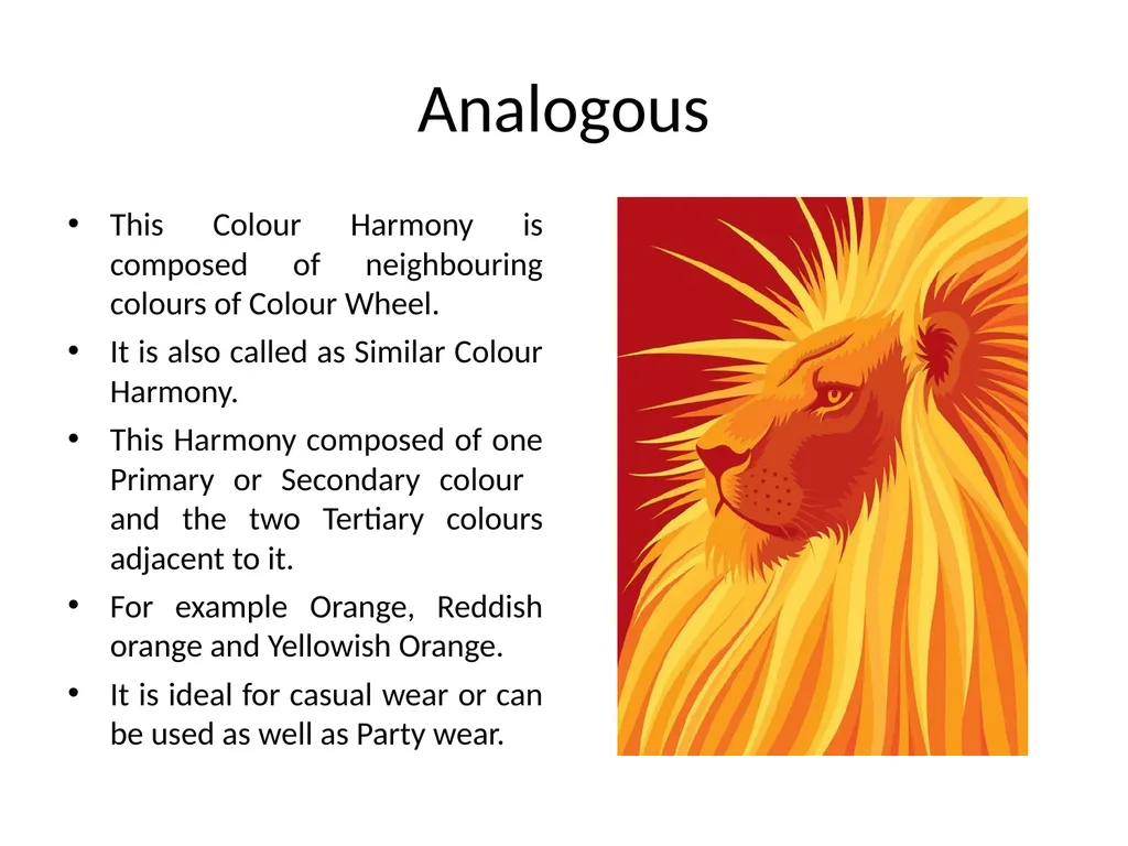Colour Harmony Colour Harmony or Colour Scheme - slide 5 of 8