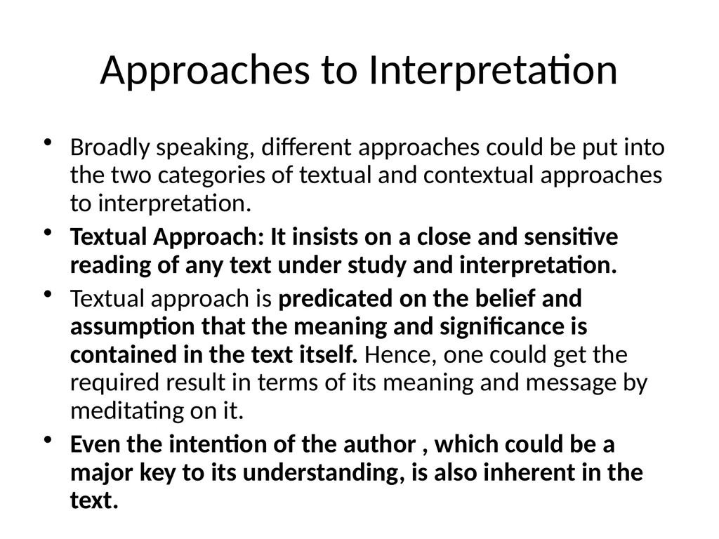 Meaning and Connotations Interpretation has - slide 6 of 18