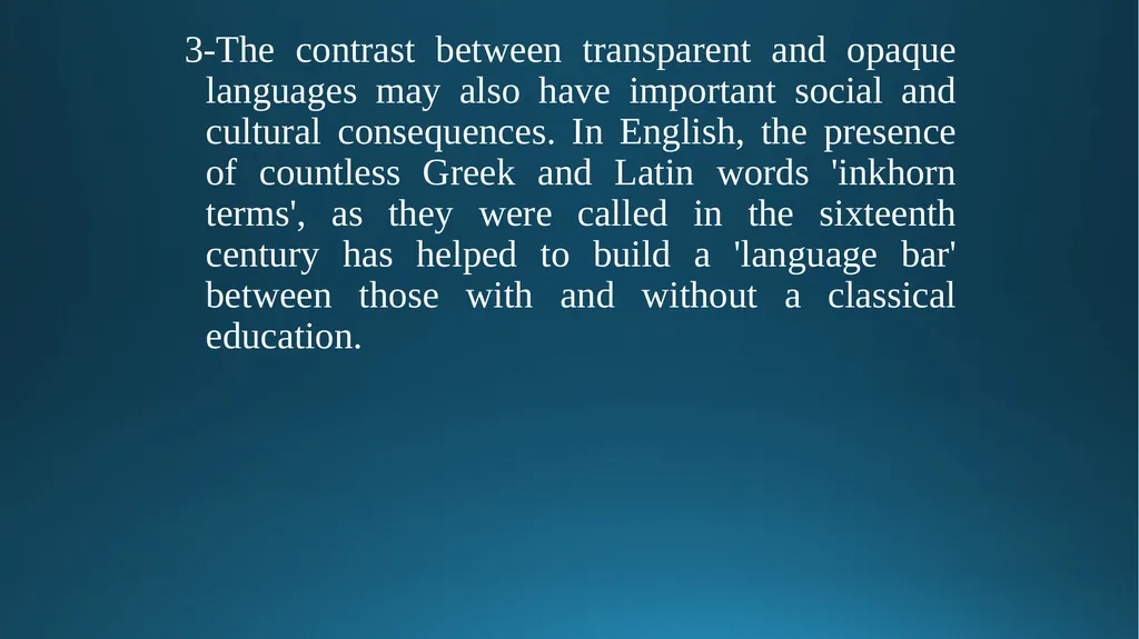 Words forms & meaning transparent & opaque forms & - slide 40 of 41