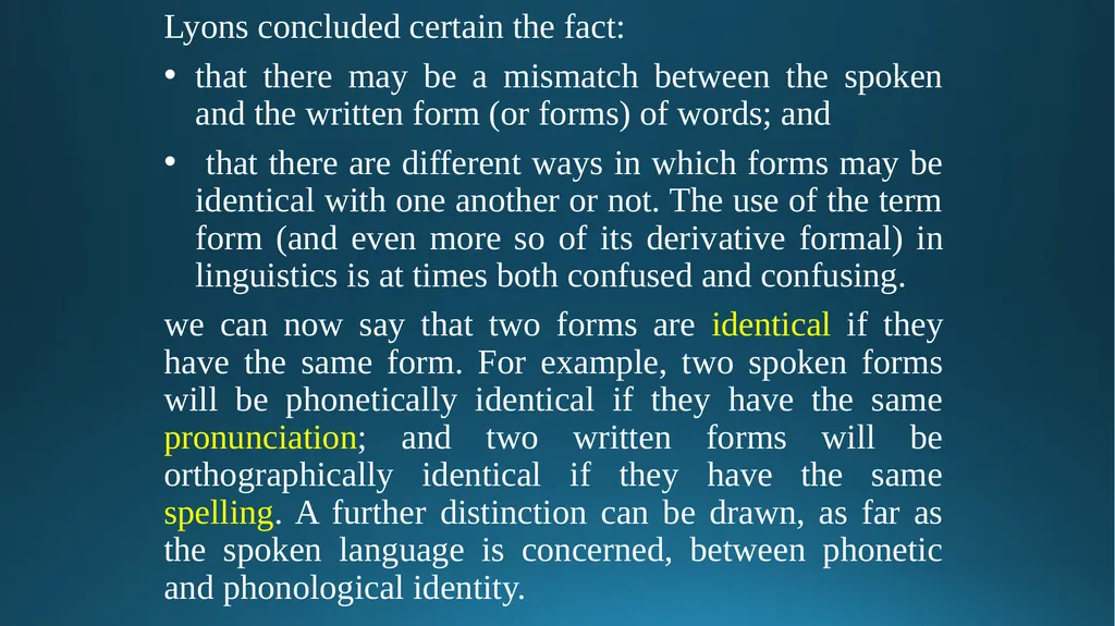 Words forms & meaning transparent & opaque forms & - slide 13 of 41
