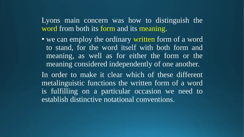 Words forms & meaning transparent & opaque forms & - slide 4 of 41