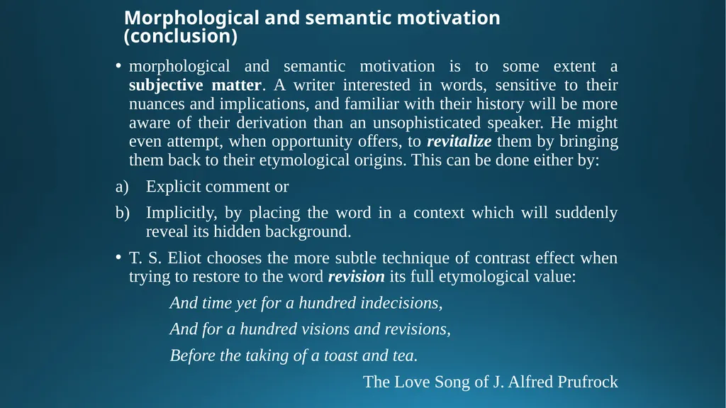 Words forms & meaning transparent & opaque forms & - slide 32 of 41