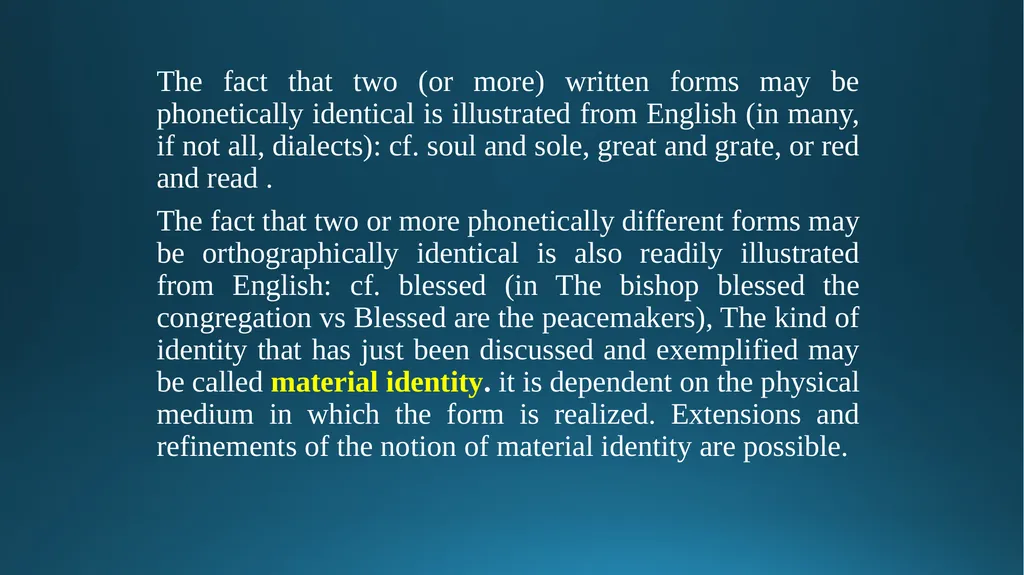 Words forms & meaning transparent & opaque forms & - slide 14 of 41
