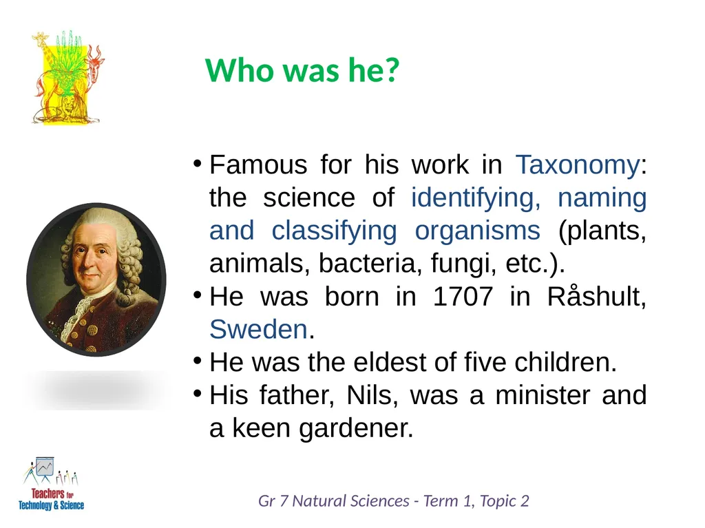 Natural Sciences Grade 7 Term 1: Life and Living - slide 7 of 17