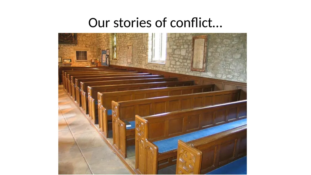 When conflict happens I’d rather be… Our stories - slide 2 of 8