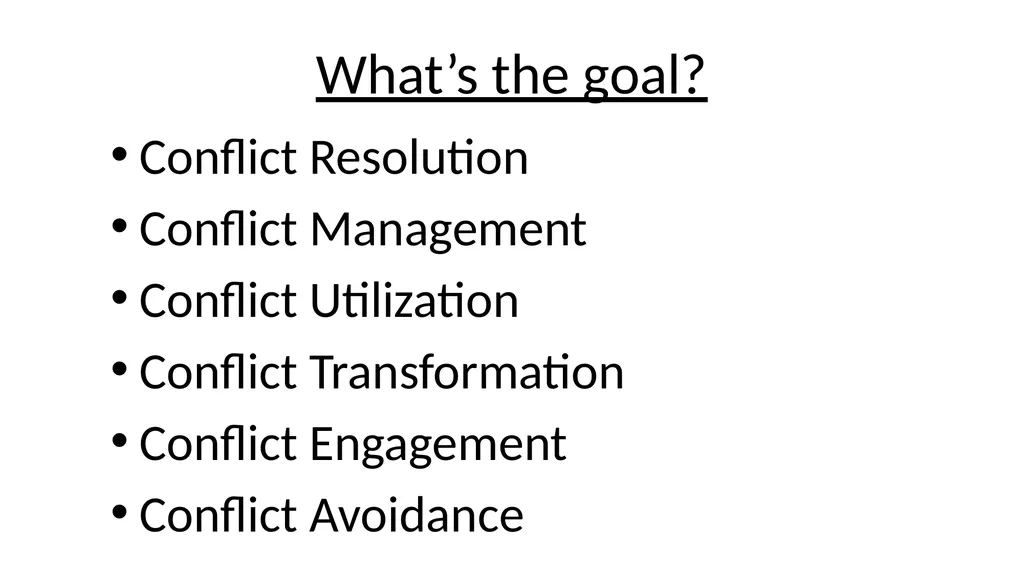 When conflict happens I’d rather be… Our stories - slide 5 of 8