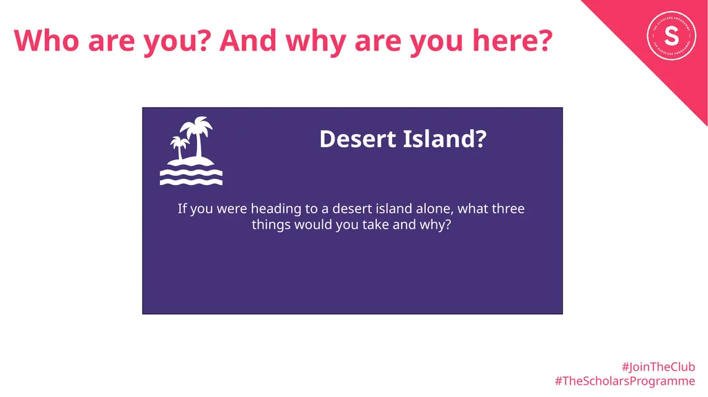 Icebreakers On the following slides, you will find - slide 7 of 9
