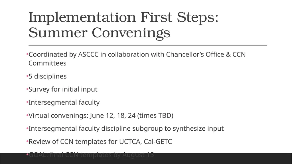 Common Course Numbering Update Michelle - slide 13 of 17