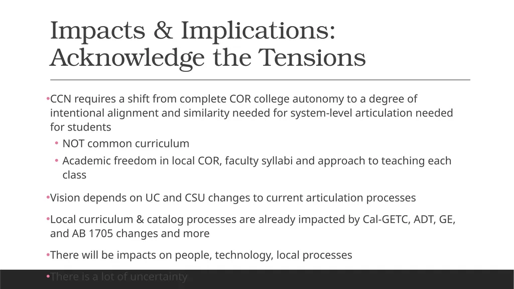 Common Course Numbering Update Michelle - slide 15 of 17