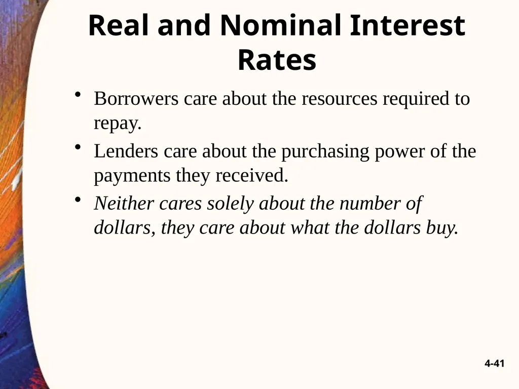 Chapter Four 4-2 A Brief History of Lending - slide 41 of 47