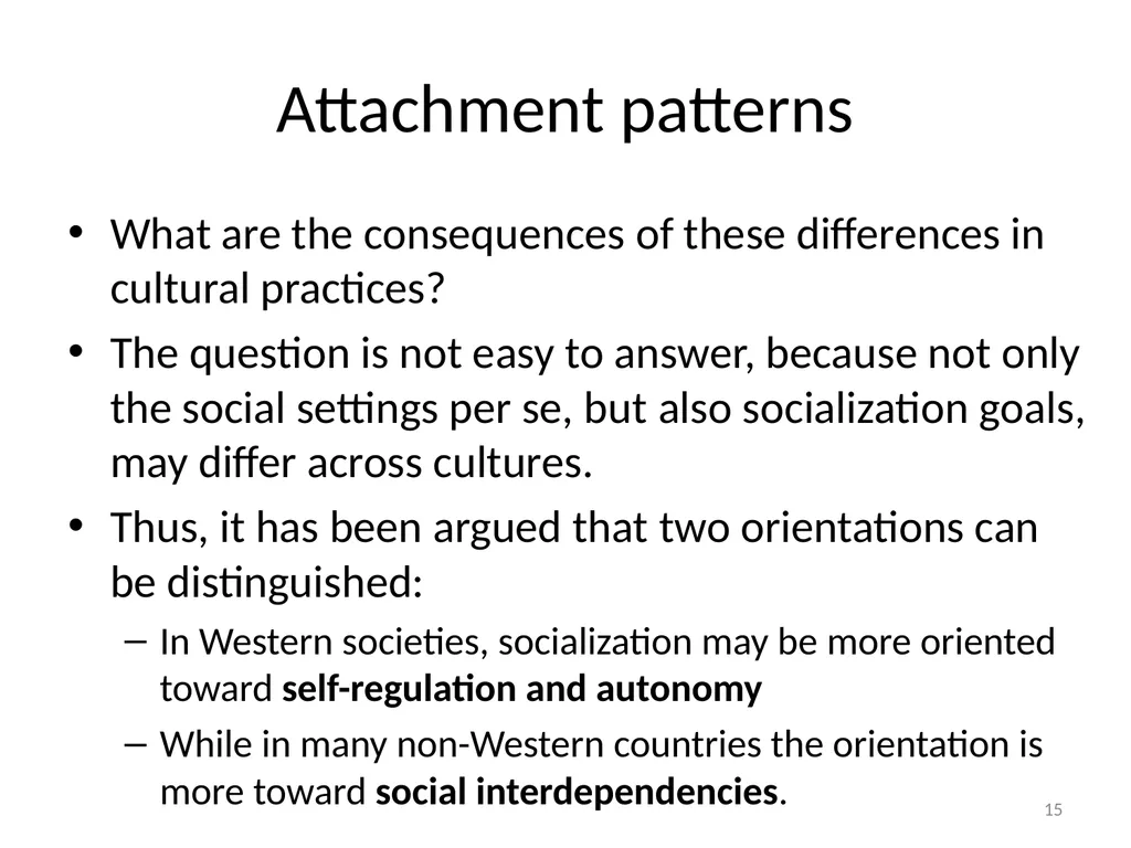 Cultural Transmission and Individual Development - slide 15 of 40