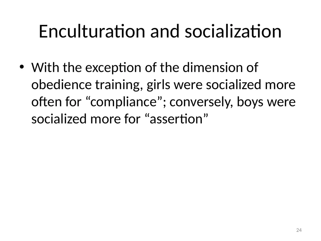 Cultural Transmission and Individual Development - slide 24 of 40