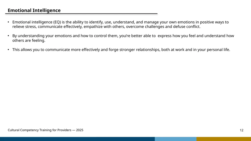 Cultural Competency Training for Providers — 2025 - slide 12 of 31
