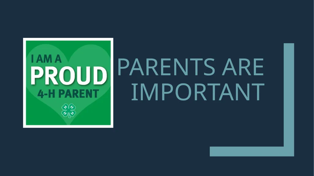 Engaging 4-H Parents Welcome! While we wait to get - slide 2 of 33