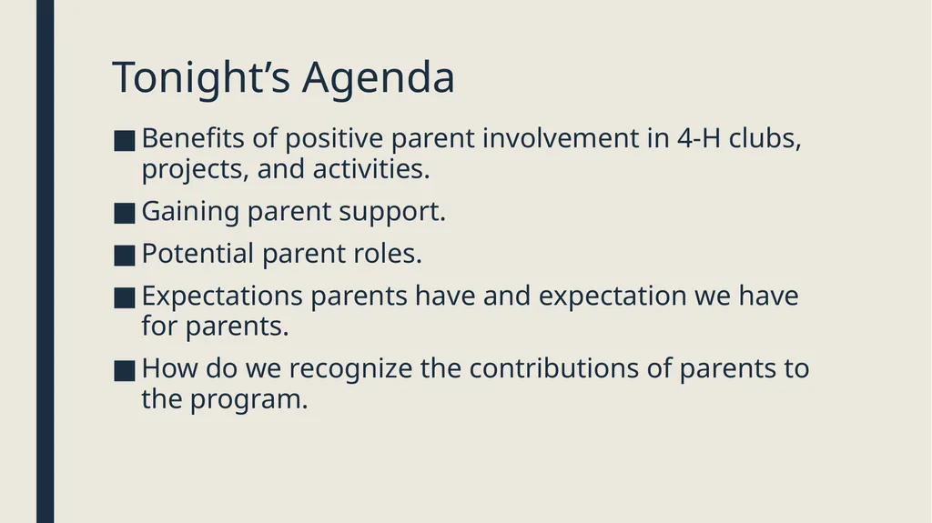 Engaging 4-H Parents Welcome! While we wait to get - slide 3 of 33