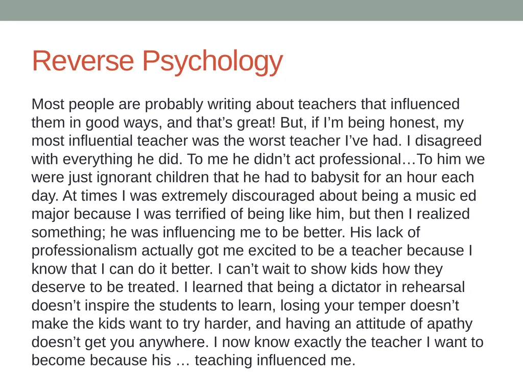 What follows is an example of the posts from the - slide 9 of 9