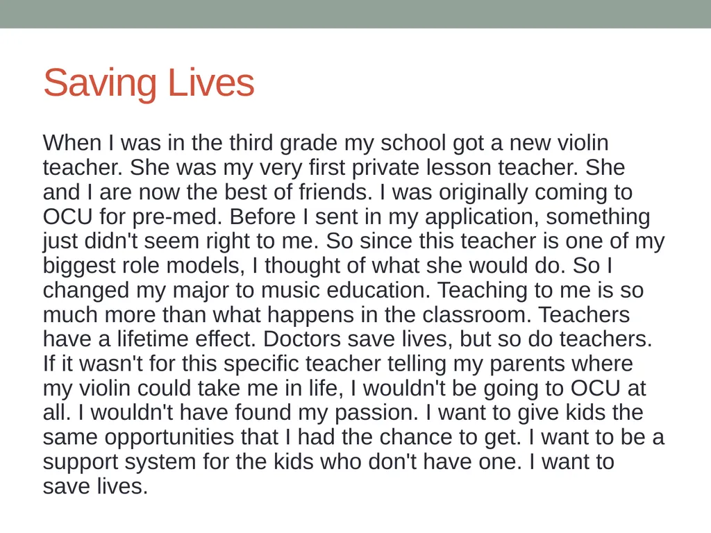 What follows is an example of the posts from the - slide 4 of 9
