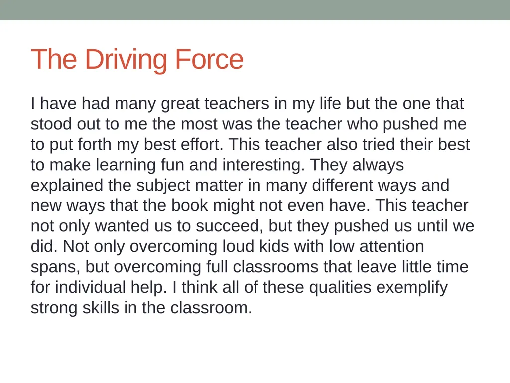 What follows is an example of the posts from the - slide 3 of 9