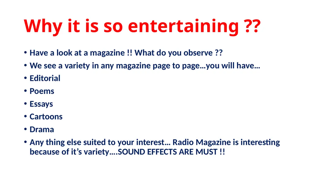 We are happy to have you HERE क्या रेडियो - slide 18 of 26