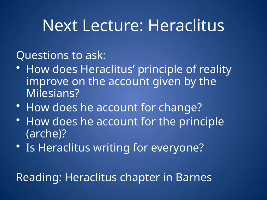 Introduction to Ancient Philosophy Introduction to - slide 16 of 16