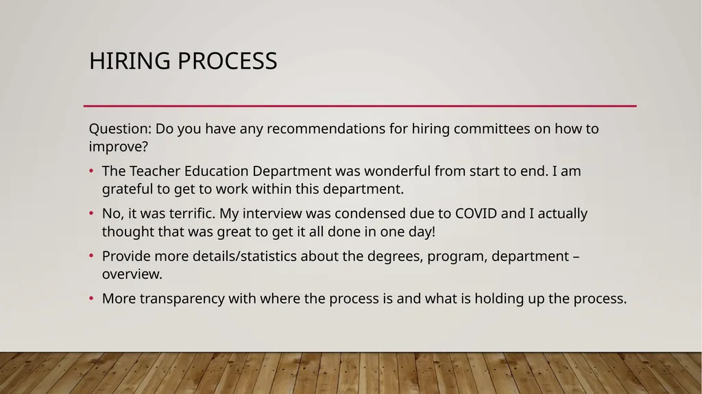 Faculty Success Survey Fall 2022. For new Hires up - slide 13 of 31