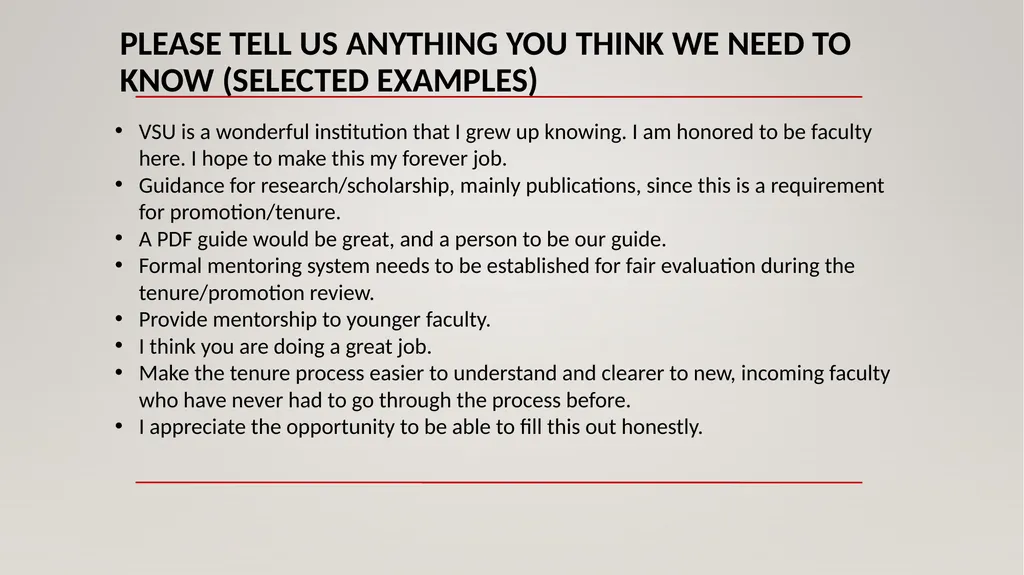 Faculty Success Survey Fall 2022. For new Hires up - slide 31 of 31