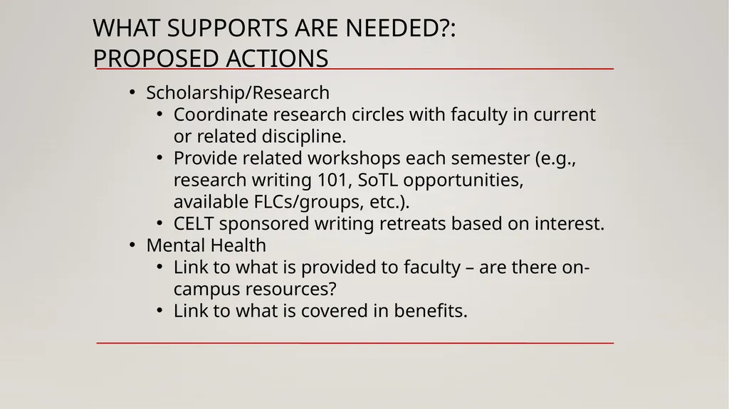 Faculty Success Survey Fall 2022. For new Hires up - slide 20 of 31