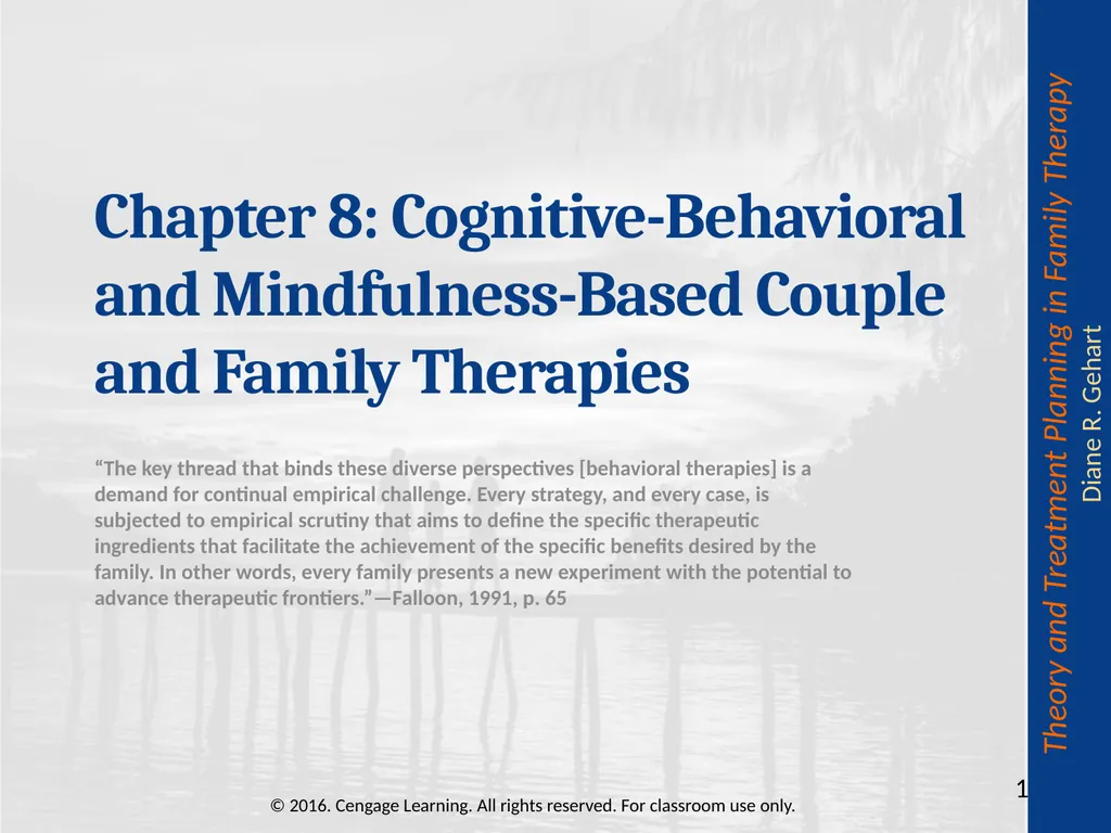 Chapter 8: Cognitive-Behavioral and - slide 1 of 67