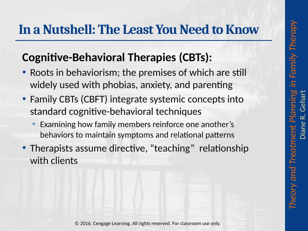 Chapter 8: Cognitive-Behavioral and - slide 4 of 67