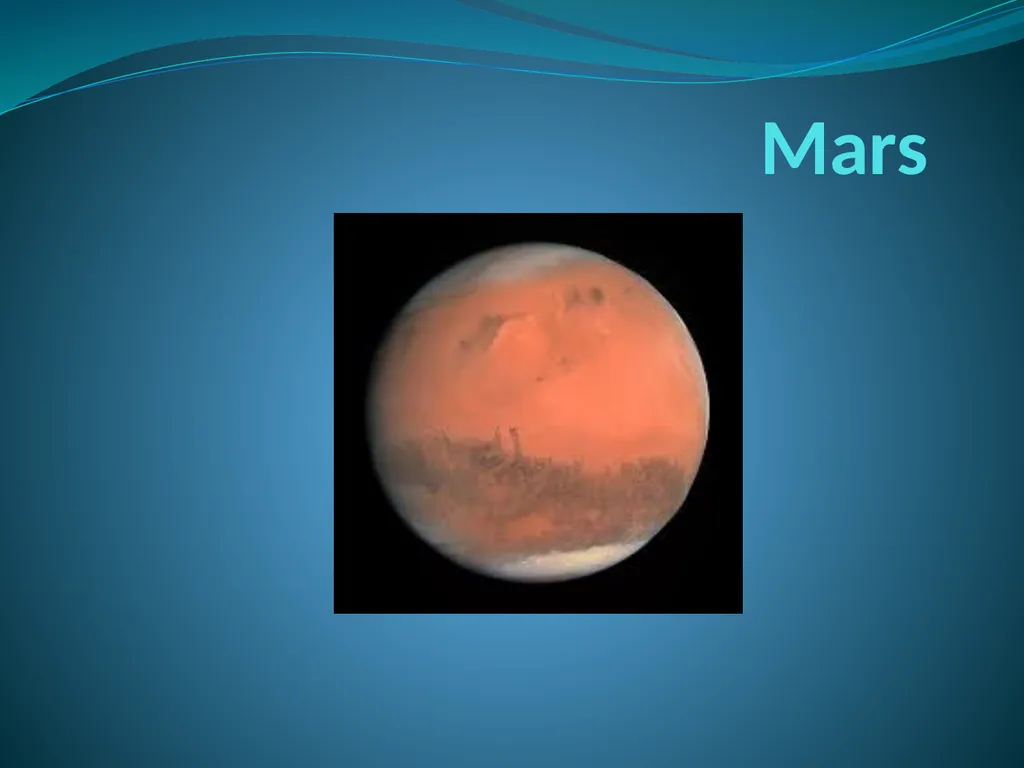Mars Mars is the fourth planet from the Sun and