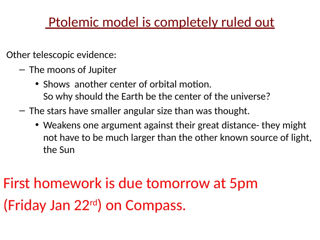 We begin to discuss the conceptual revolutions - slide 21 of 21
