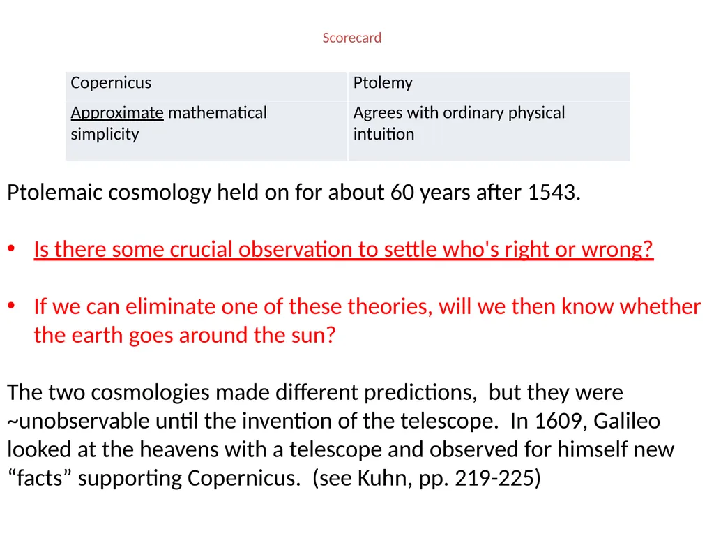 We begin to discuss the conceptual revolutions - slide 19 of 21