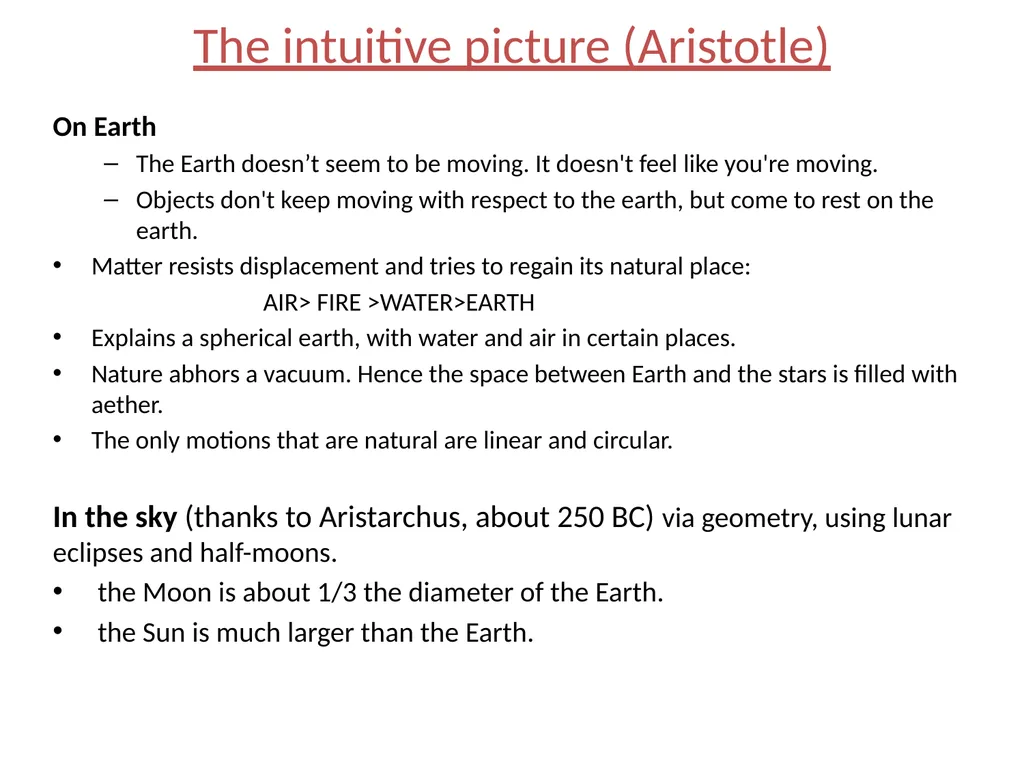 We begin to discuss the conceptual revolutions - slide 6 of 21