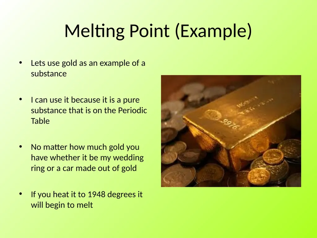 Physical Properties of Pure Substances Intensive - slide 16 of 28