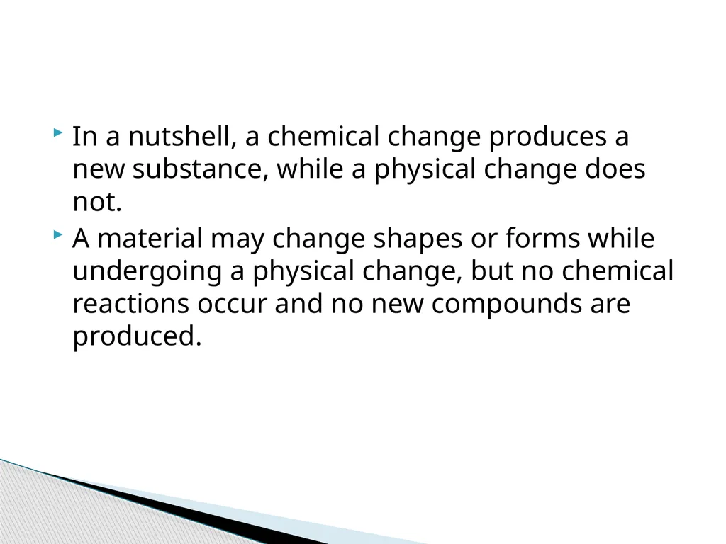 Chemical and Physical Changes A physical property - slide 12 of 12