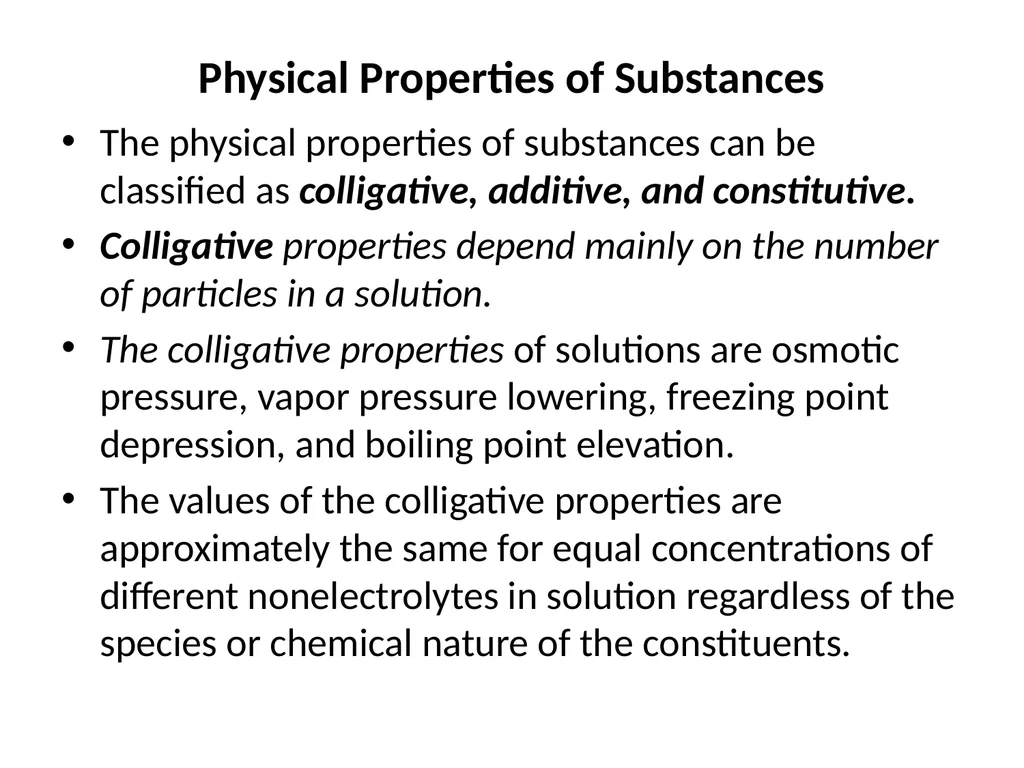 Nonelectrolytes Assistant Prof Dr. Fouad Alsaady - slide 3 of 14