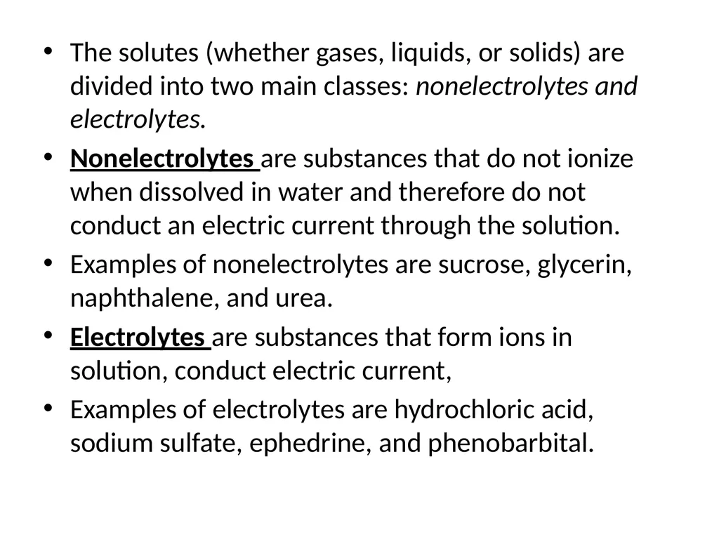 Nonelectrolytes Assistant Prof Dr. Fouad Alsaady - slide 8 of 14